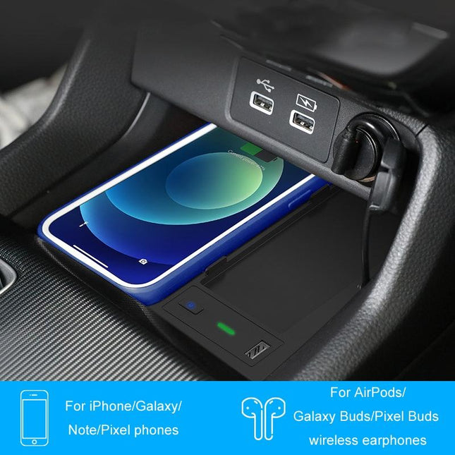 Wireless Charger For Left-Hand Drive Honda Civic / Integra 22-23 - Black