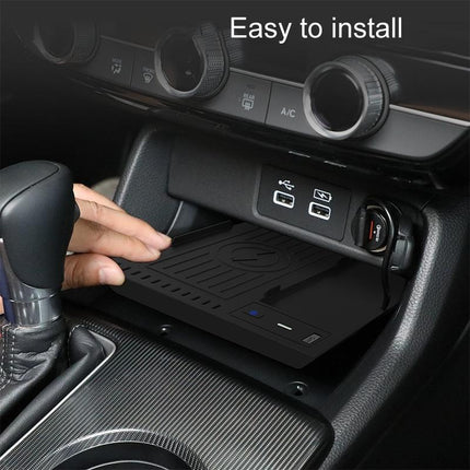 Wireless Charger For Left-Hand Drive Honda Civic / Integra 22-23 - Black