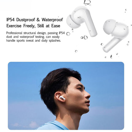 Waterproof Redmi Buds 4 Vitality Wireless Earphone With Bluetooth Calling And Noise Reduction - White