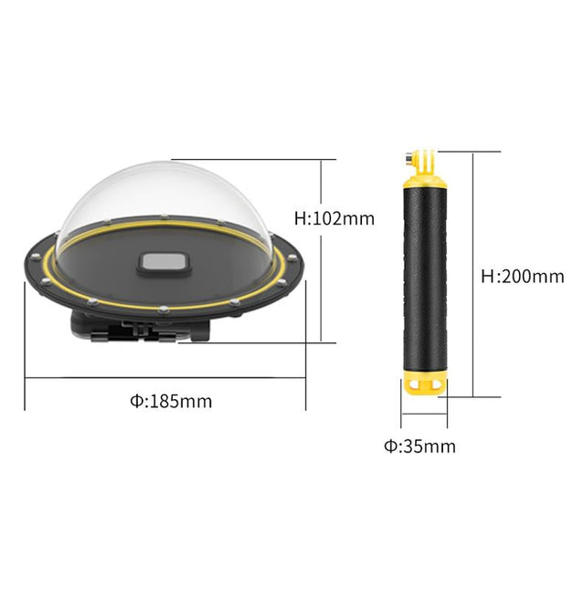 Waterproof Case For Gopro Hero11 / 10 / 9 - 30M Depth