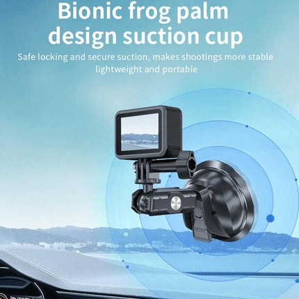 Adjustable 360 Degree Suction Cup For Car Action Cameras