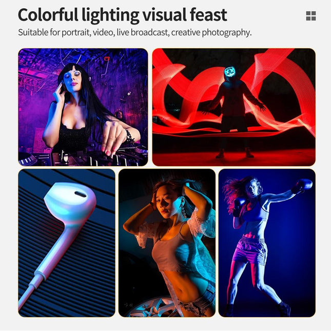 Portable Pixel G3 Rgb Fill Light For Handheld Photography - Dimmable Desktop Mini Pocket Lamp