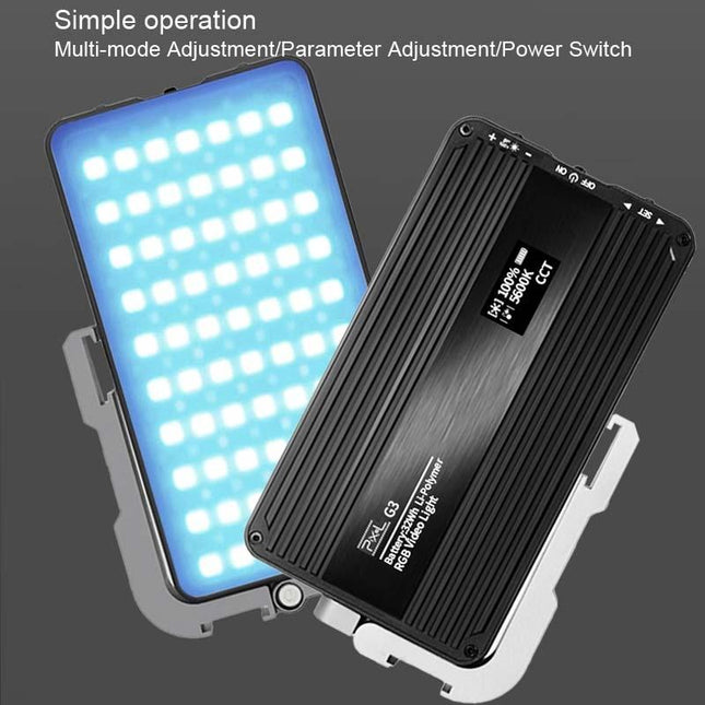 Portable Pixel G3 Rgb Fill Light For Handheld Photography - Dimmable Desktop Mini Pocket Lamp