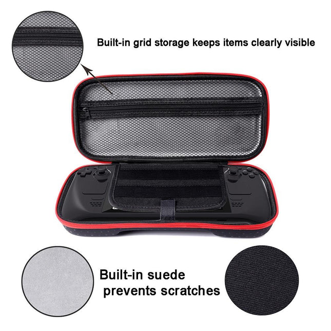 Waterproof Steam Deck Storage Bag With Interlayer - Black
