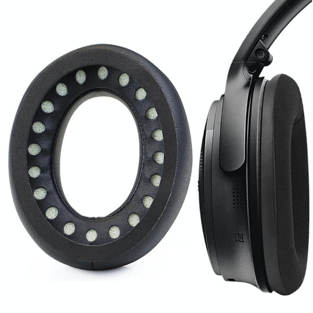 Bose Gel Ice Earmuffs - 1 Pair Black - Qc35 / Qc45 / Qc25 / Qc15 / Ae2 / Soundlink2