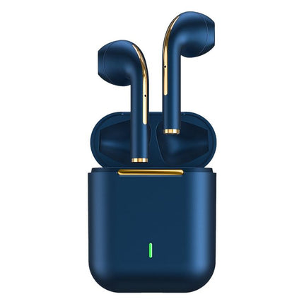 Wireless In-Ear Earphones With Long Battery Life - Bluetooth 5.0 Blue
