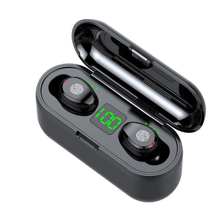 Wireless In-Ear Bluetooth Headset With Noise Reduction And Long Battery Life - Black
