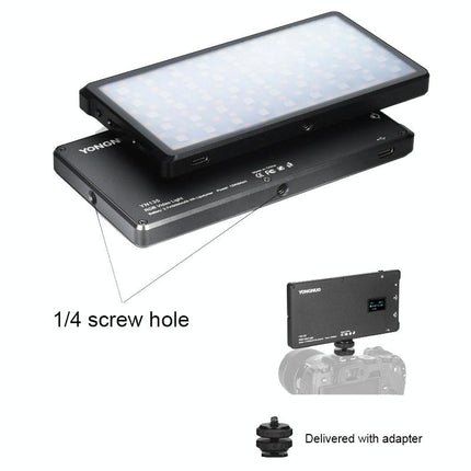 135Leds Dual Colour Temperature Pocket Fill Light - Black