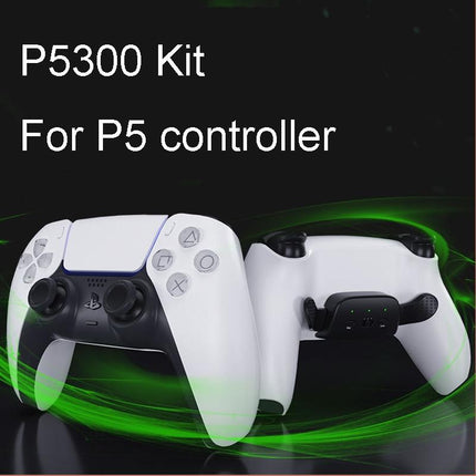 Customizable Dual Back Clip For Ps5 - White Diy Kit