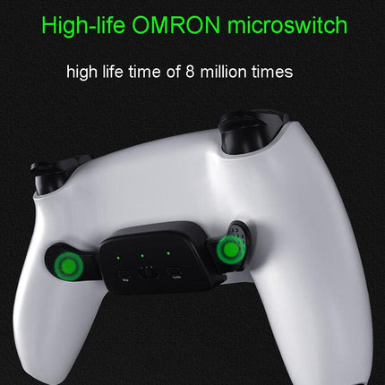 Customizable Dual Back Clip For Ps5 - White Diy Kit