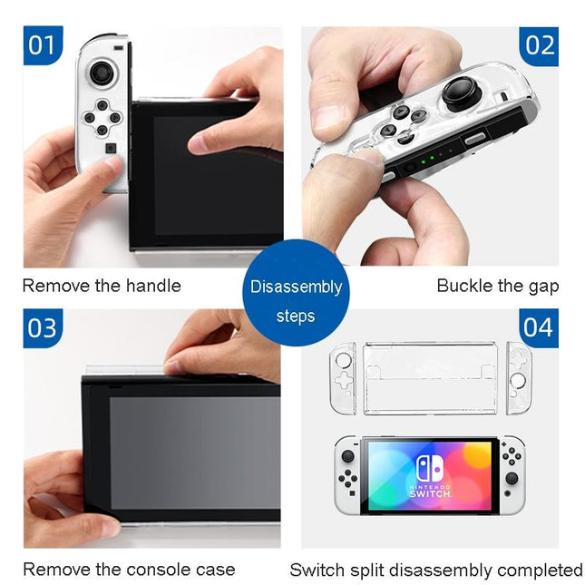 Crystal Tpu Pc Protective Case For Nintendo Switch Oled