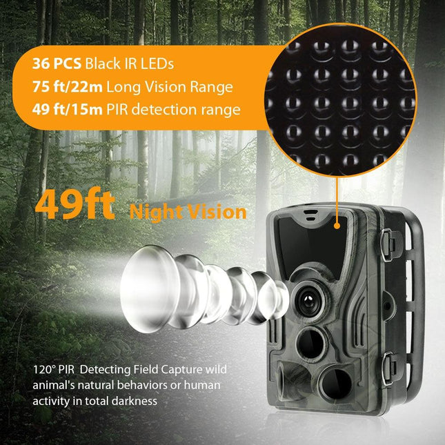 Outdoor Infrared Night Vision Camera With Tracking - 2.7K