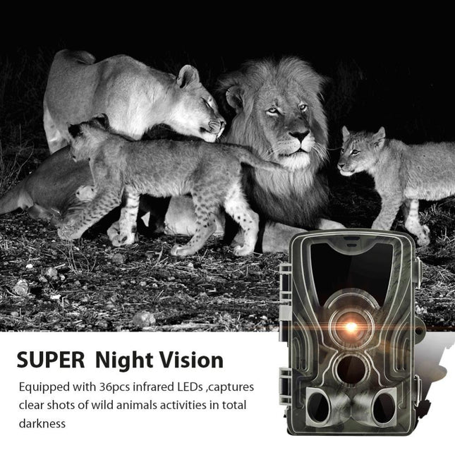 Outdoor Infrared Night Vision Camera With Tracking - 2.7K