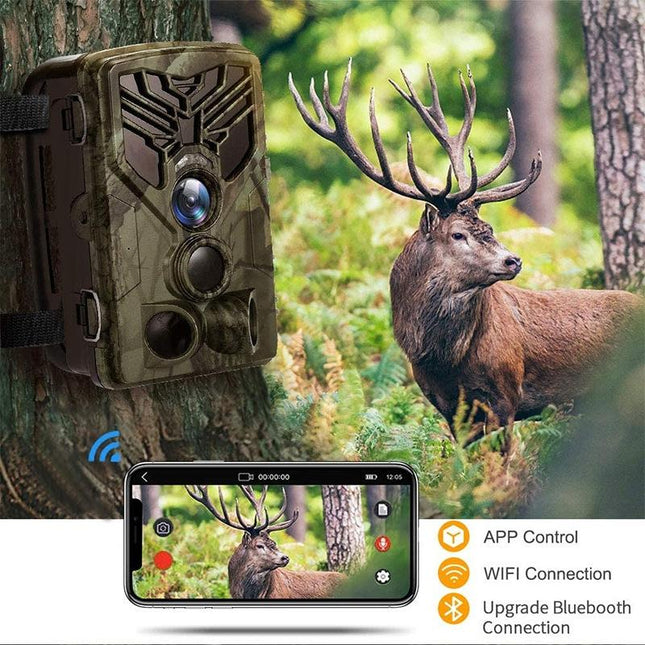 Wireless Bluetooth Control Camera With Infrared Tracking And Wifi Connectivity