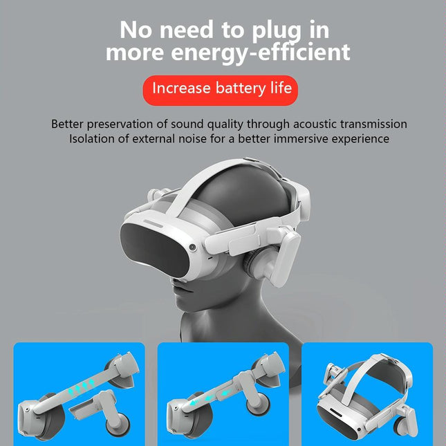 Interference-Blocking Vr Headset Earmuffs For Pico 4