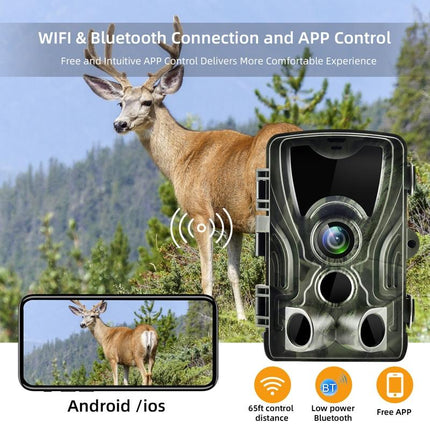 Outdoor Hunting Camera With Wifi & Remote Control - View Photos / Video Anytime