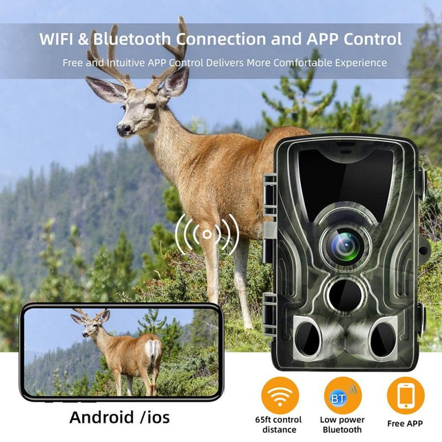 Outdoor Hunting Camera With Wifi & Remote Control - View Photos / Video Anytime