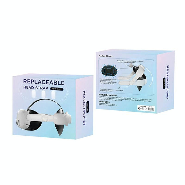 Meta Quest 3 Vr Head Strap - Adjustable