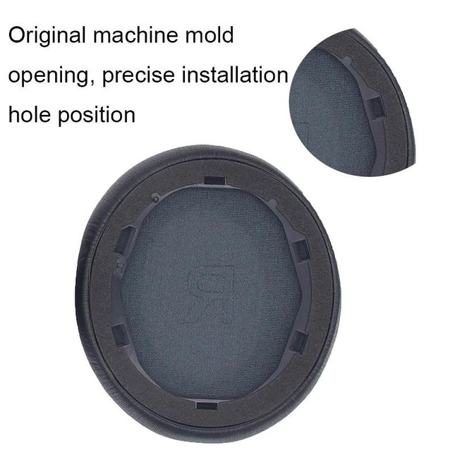 Leather Case And Sponge Earmuffs For Anker Soundcore Life Q30 - 1 Pair