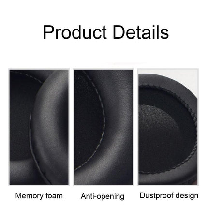 2-Pack Somic G941 Headphone Ear Cushion Replacement In Black Leather