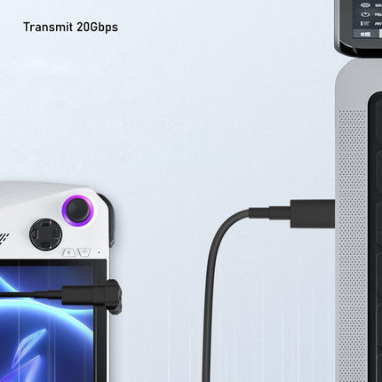 8K 60Hz 140W Usb-C Fast Charge Adapter For Asus Rog Ally / Switch