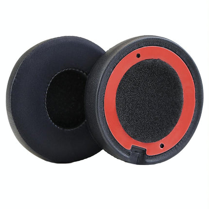 2-Pack Bluetooth Headphone Covers For Beats Solo2 / Solo3 - Black Foam Earmuffs