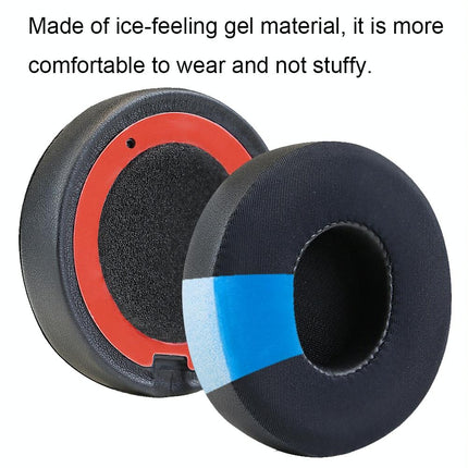 2-Pack Bluetooth Headphone Covers For Beats Solo2 / Solo3 - Black Foam Earmuffs