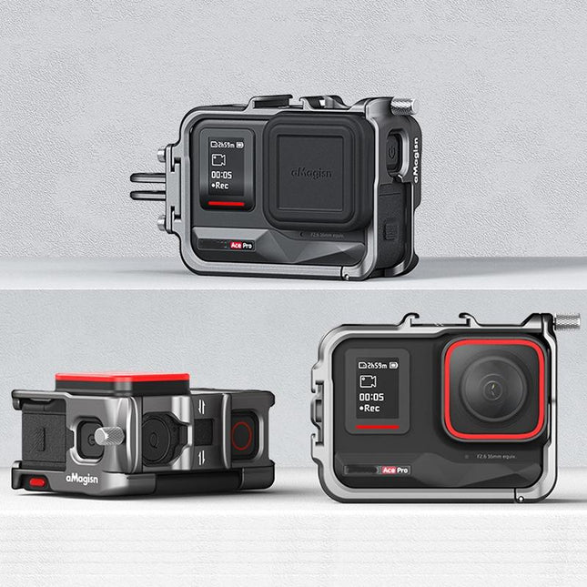 Metal Rabbit Cage Protective Frame For Insta360 Ace Pro / Ace Amagisn