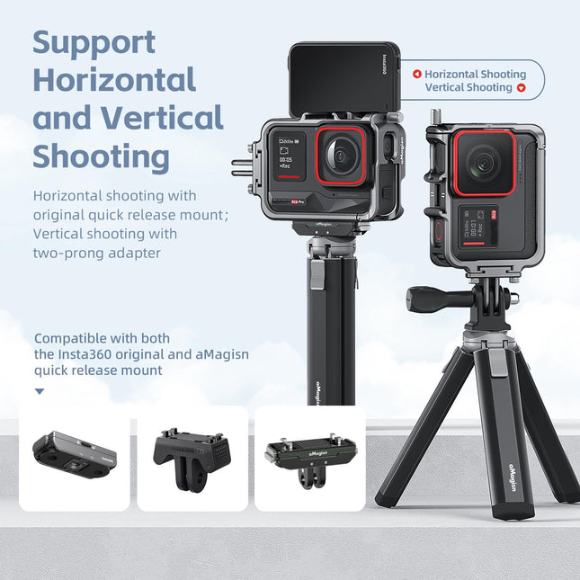 Metal Rabbit Cage Protective Frame For Insta360 Ace Pro / Ace Amagisn