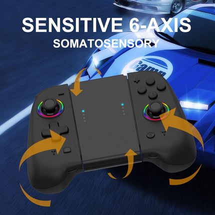 Vibrant Joycon Set With Colourful Light Switch