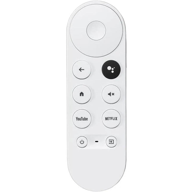 Google Television Set-Top Box With Bluetooth Voice Remote - White