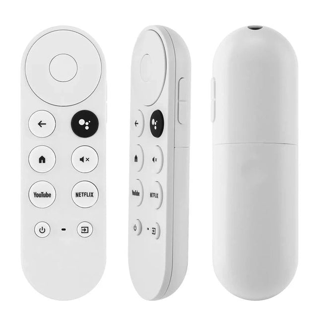 Google Television Set-Top Box With Bluetooth Voice Remote - White