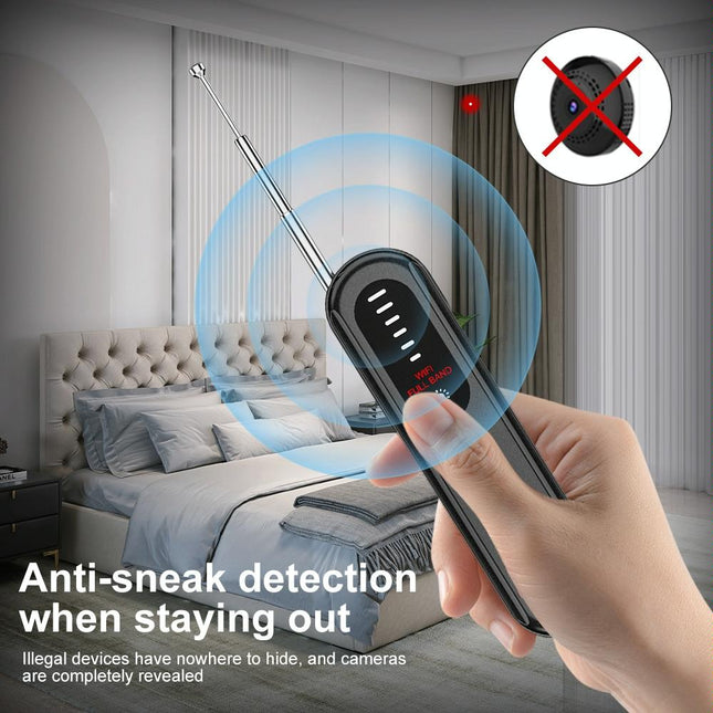 Wireless Anti-Eavesdropping Gps Detector With Alarm