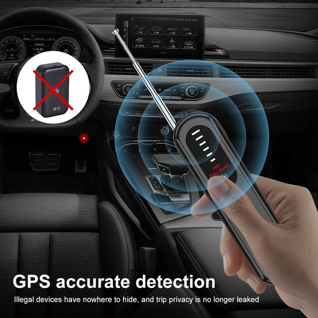 Wireless Anti-Eavesdropping Gps Detector With Alarm
