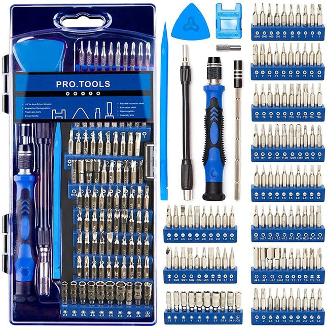 Versatile 124-Piece Screwdriver Set For Household Cell Phone And Computer Repair