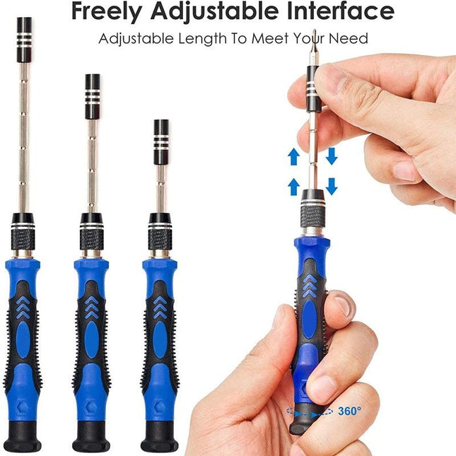Versatile 124-Piece Screwdriver Set For Household Cell Phone And Computer Repair