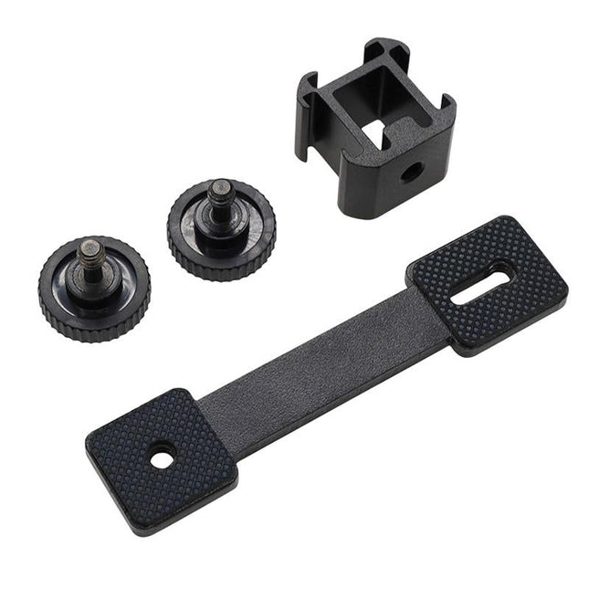 Aluminum Flashlight Bracket For Multifunctional Shoe Base With 3 Hot Boots