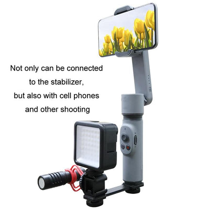 Aluminum Flashlight Bracket For Multifunctional Shoe Base With 3 Hot Boots