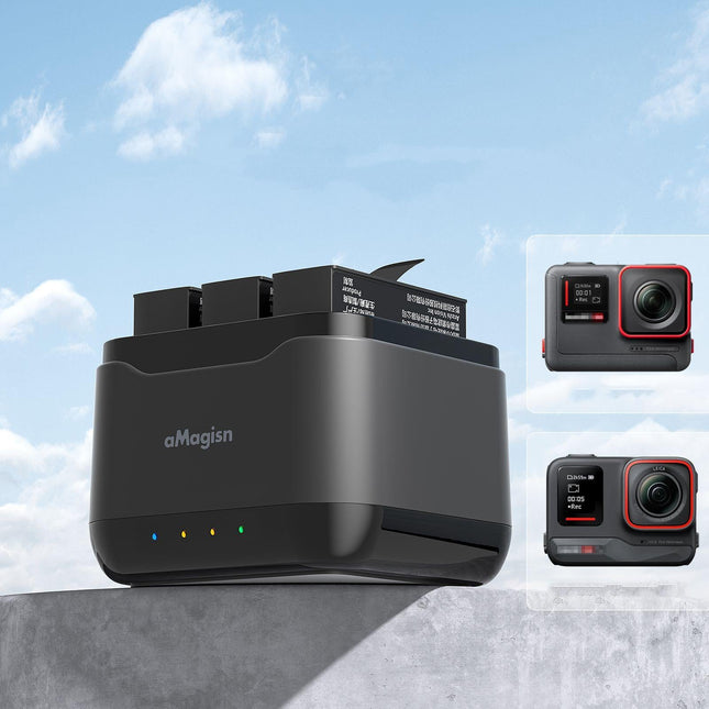 3-Slot Battery Charger Hub For Magisn - Compact & Efficient