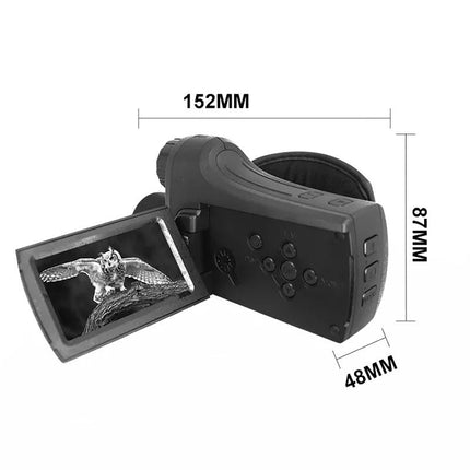 Digital Hunting Safety Camera With Handle And Hd Monitoring