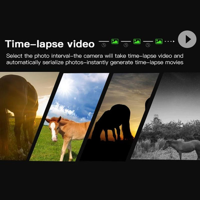 Outdoor Camouflage Dual Lens Infrared Camera With 4K Resolution And Night Vision