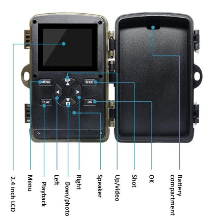 Waterproof Infrared Night Vision Camera For Outdoor Monitoring
