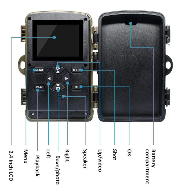 Waterproof Infrared Night Vision Camera For Outdoor Monitoring