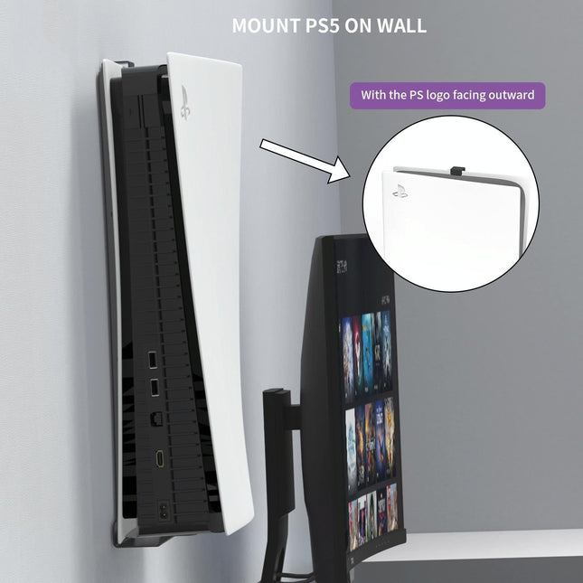 Wall Bracket Storage Hook For Ps5 Game Console