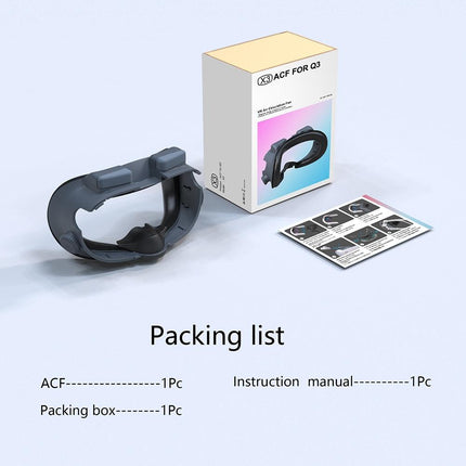 Soft Adjustable Vr Eye Mask Set For Meta Quest 3