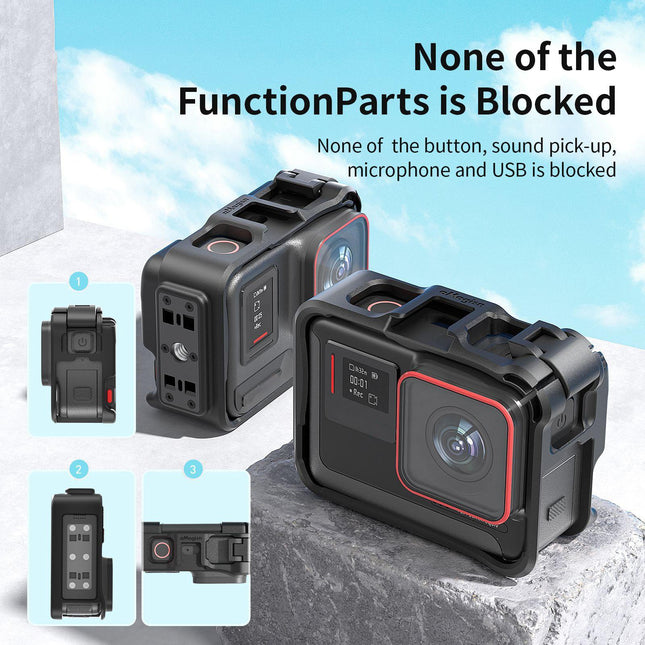 Amagisn Rabbit Cage For Insta360 Ace / Pro Sports Camera