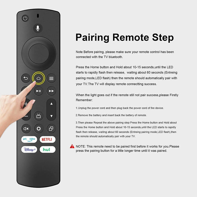 Smart Tv Voice Remote For Insignia Toshiba Fire Tv