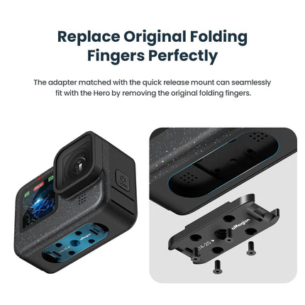 Magisn Magnetic Kit For Gopro Hero12 / 11 / 10 / 9 - Metal Absorption