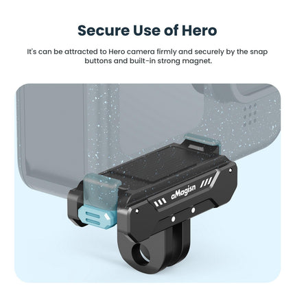Magisn Magnetic Kit For Gopro Hero12 / 11 / 10 / 9 - Metal Absorption