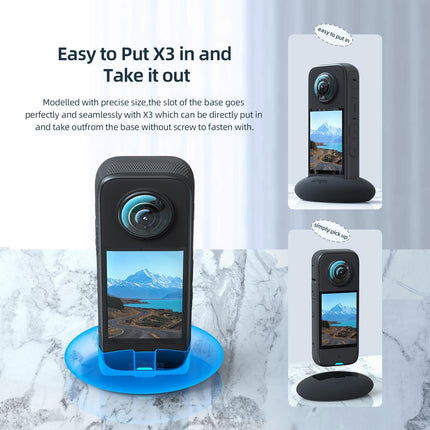 Insta360 X3 Car Base For Amagisn Sports Camera - Double Sided Glue